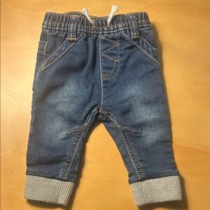 NWOT- Cat & Jack - Blue Denim Newborn Jeans / Joggers